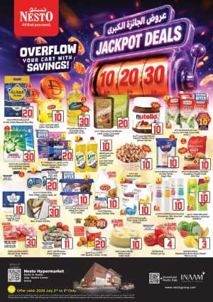 Nesto Hypermarket Dubai Jackpot Deals | Latest Leaflets flyer cover
