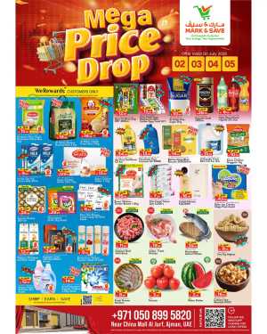 Mark & Save Al Jurf Mega Price Drop | Latest Offers flyer cover