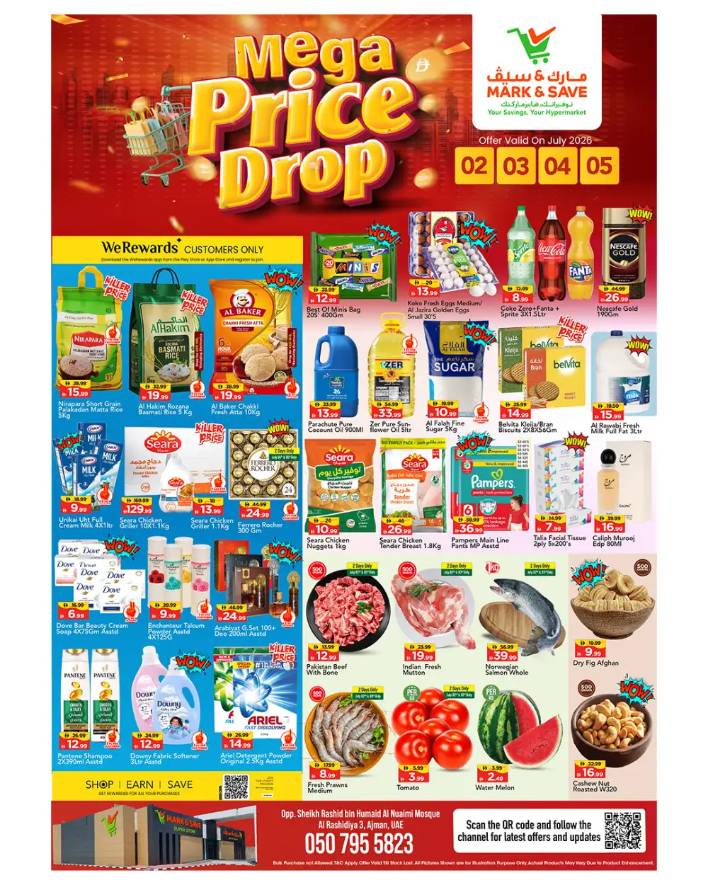 Mark & Save Al Rashidiya Ajman Mega Price Drop | Latest Leaflets page 1