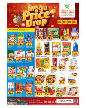 Mark & Save Al Wahda Mega Price Drop | Latest Offers flyer cover