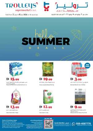 Trolleys Supermarket Summer Deals | Latest Leaflets flyer cover
