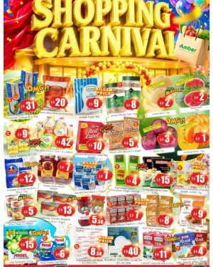 Shopping carnival flyer cover