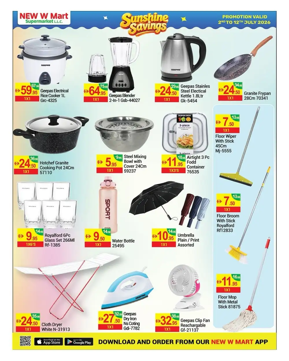 New W Mart Sunshine Savings Deals | Latest Leaflets page 13