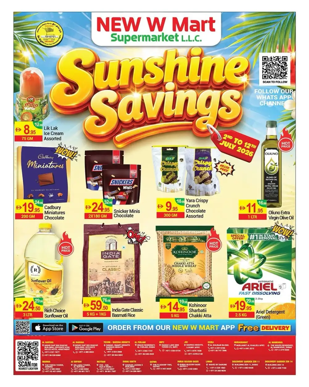 New W Mart Sunshine Savings Deals | Latest Leaflets page 1