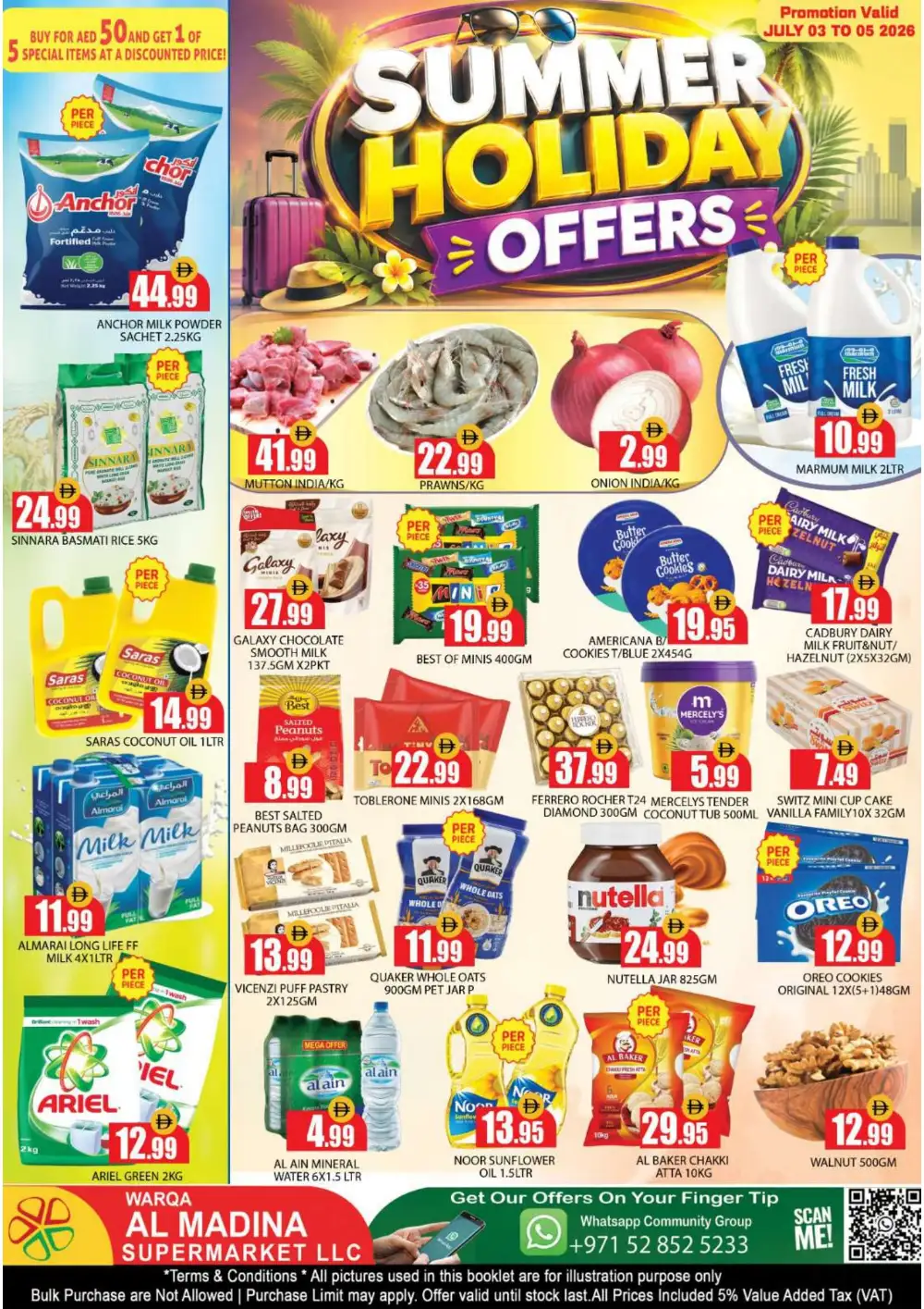 Warqa Al Madina Supermarket Summer Offers | Latest Catalogue page 1