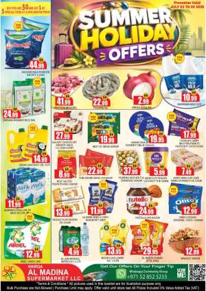 Warqa Al Madina Supermarket Summer Offers | Latest Catalogue flyer cover