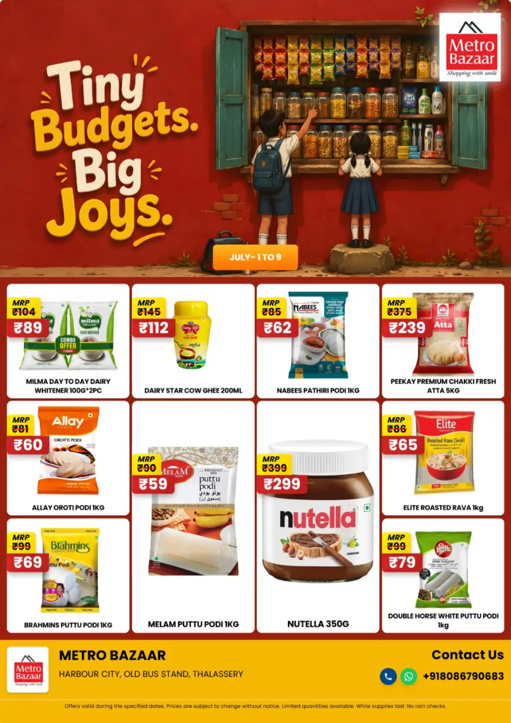 Metro Bazaar Tiny Budgets Big Joys | Latest Price List page 2