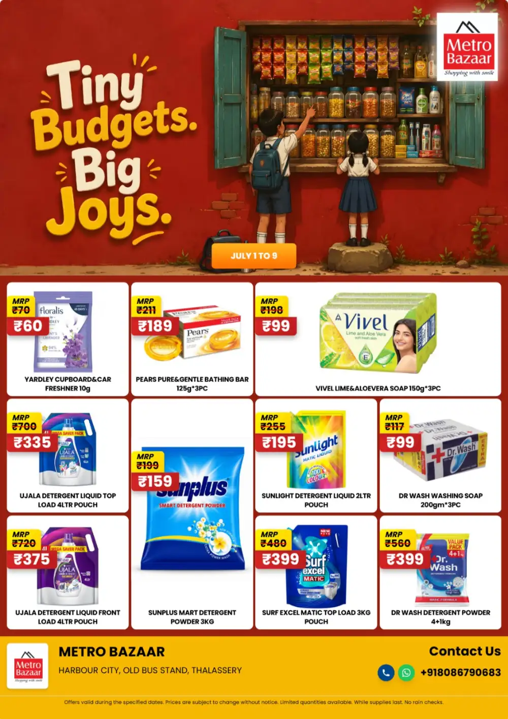 Metro Bazaar Tiny Budgets Big Joys | Latest Price List page 5