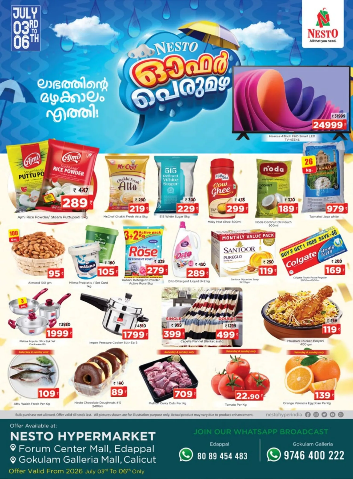 Nesto Calicut, Gokulam Mall Perumazha Offers | Limited Time page 1