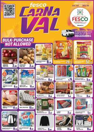 Fesco Carnaval Promotion Deals | Latest Leaflets flyer cover