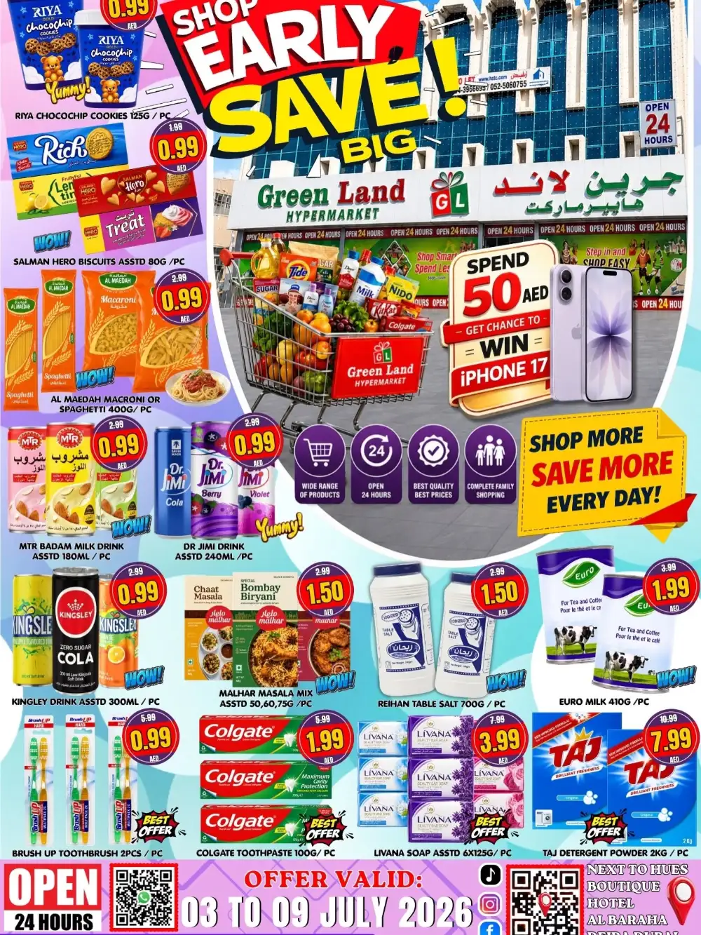 Green Land Hypermarket Al Baraha Offers | Latest Flyer page 1