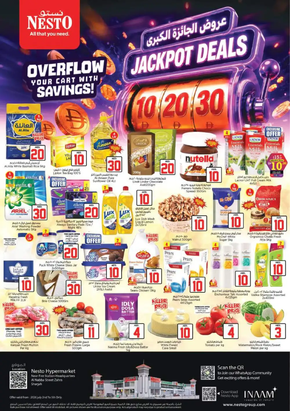 Nesto Al Nabba Branch AED 10 20 30 Offers | Latest Flyer page 1