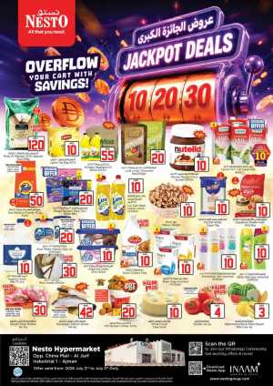 Nesto Al Jurf Ajman Jackpot Deals | Latest Offer Flyer flyer cover