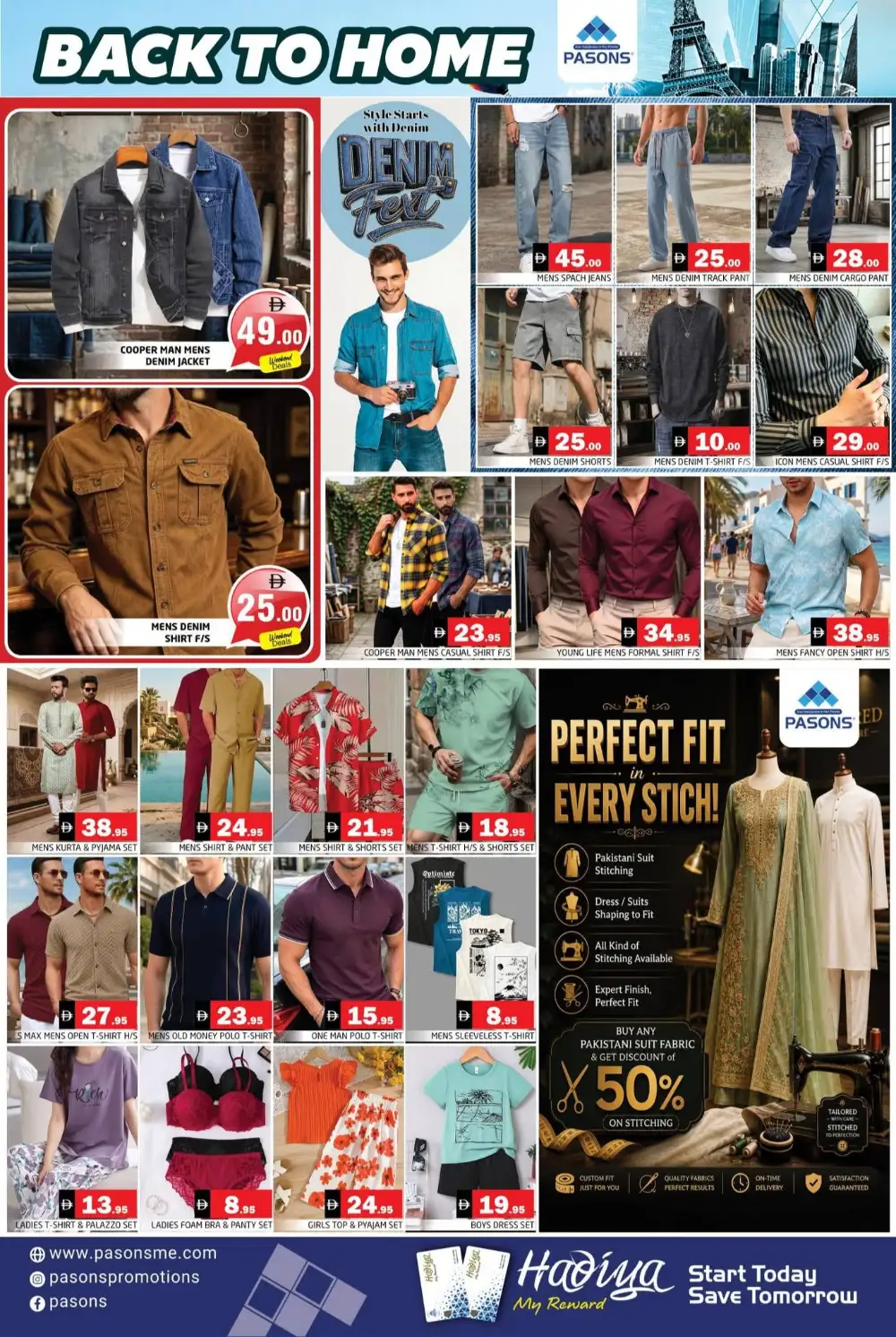 Pasons Hypermarket Sharjah Back to Home Sale | Latest Leaflets page 10