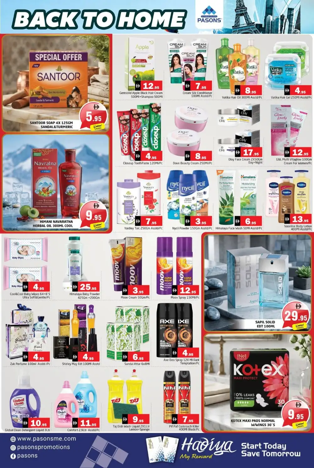 Pasons Hypermarket Sharjah Back to Home Sale | Latest Leaflets page 7