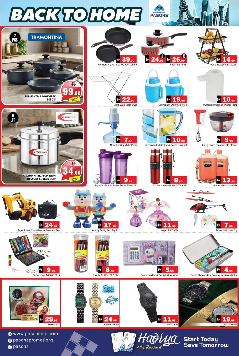 Pasons Hypermarket Sharjah Back to Home Sale | Latest Leaflets page 8