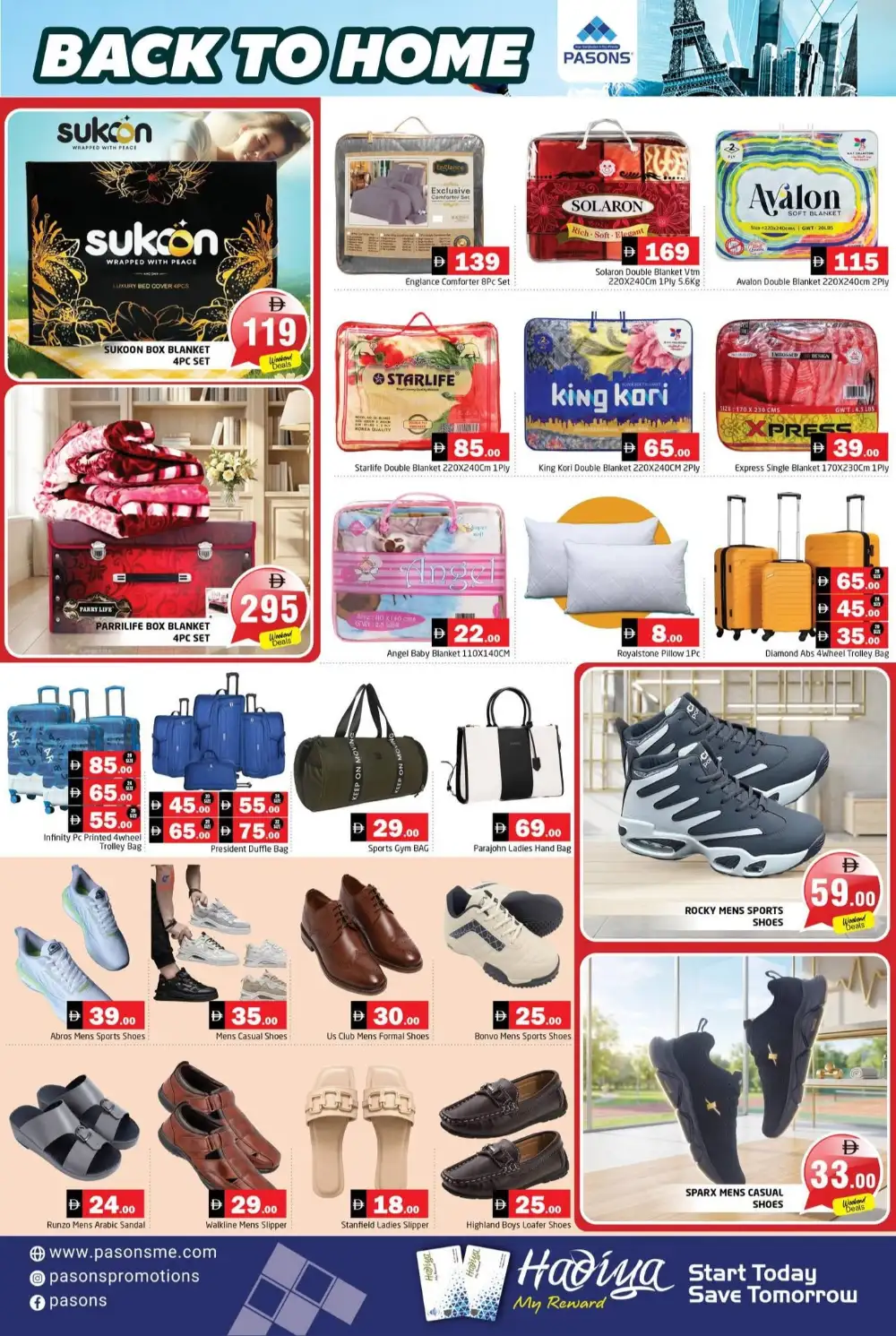 Pasons Hypermarket Sharjah Back to Home Sale | Latest Leaflets page 9