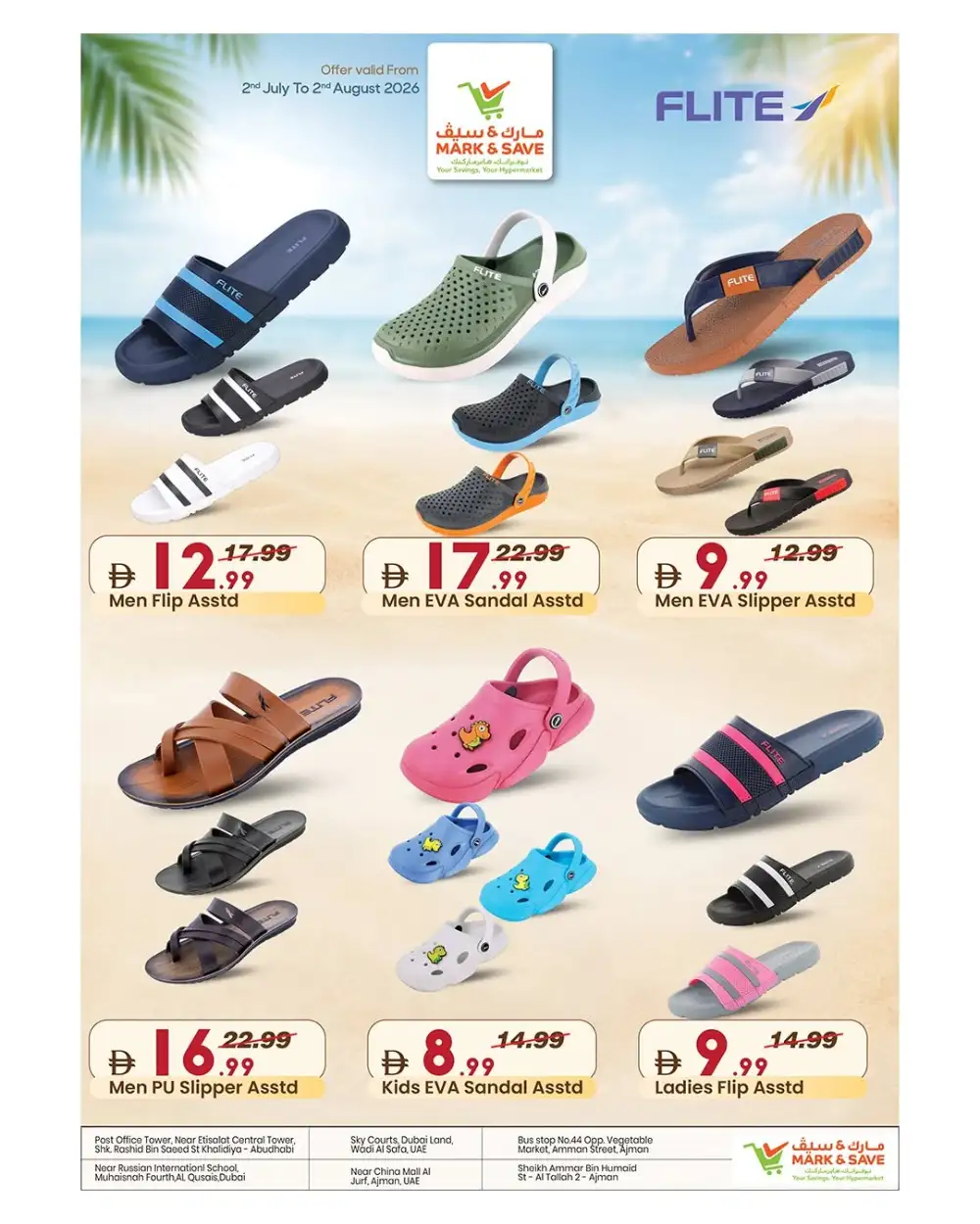 Mark and Save Slippers Sand and Sun Deals | Latest Leaflets page 3