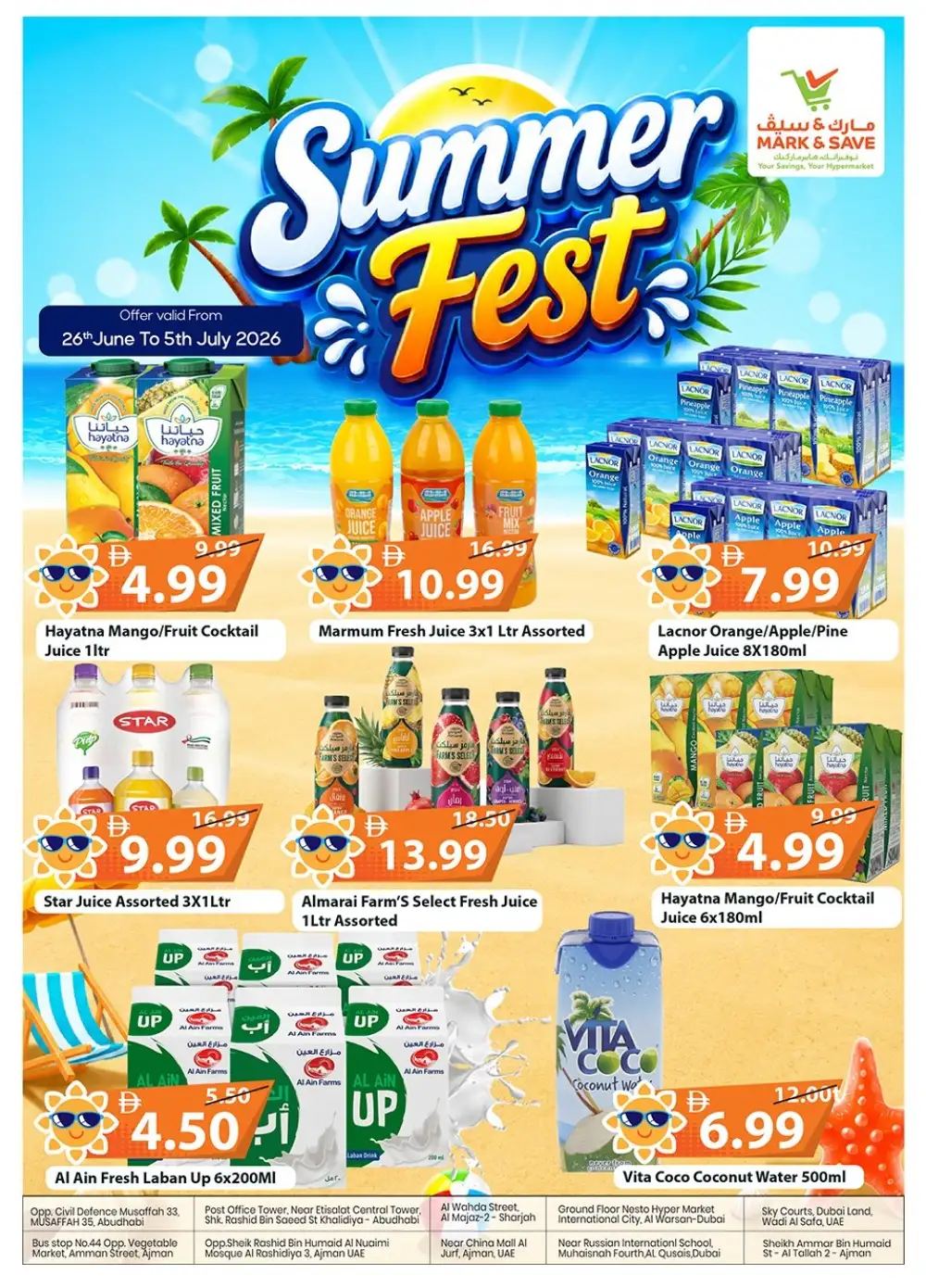 Mark & Save Summer Fest Deals | Latest Flyer page 1
