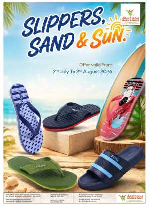 Mark & Save Slippers and Footwear Sale | Latest Offers flyer cover