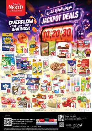 Nesto Madina Mall Jackpot Deals Hub | Latest Offers flyer cover