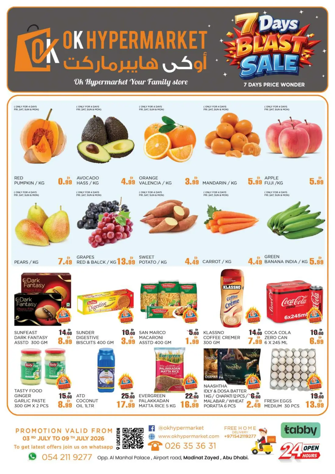 OK Hypermarket Abu Dhabi Blast Sale | Latest Offers page 1