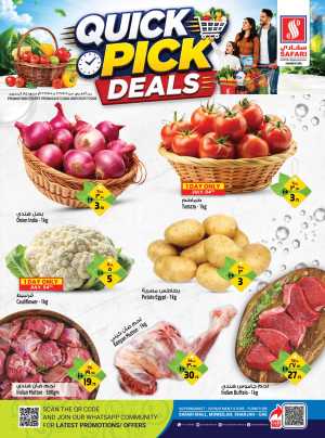Safari Sharjah Quick Pick Deals | Latest Offers flyer cover
