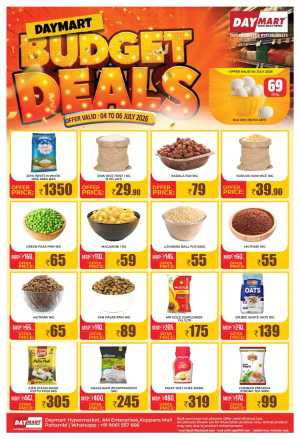 Daymart Pattambi Budget Deals Hypermart Offers | Shop Today flyer cover