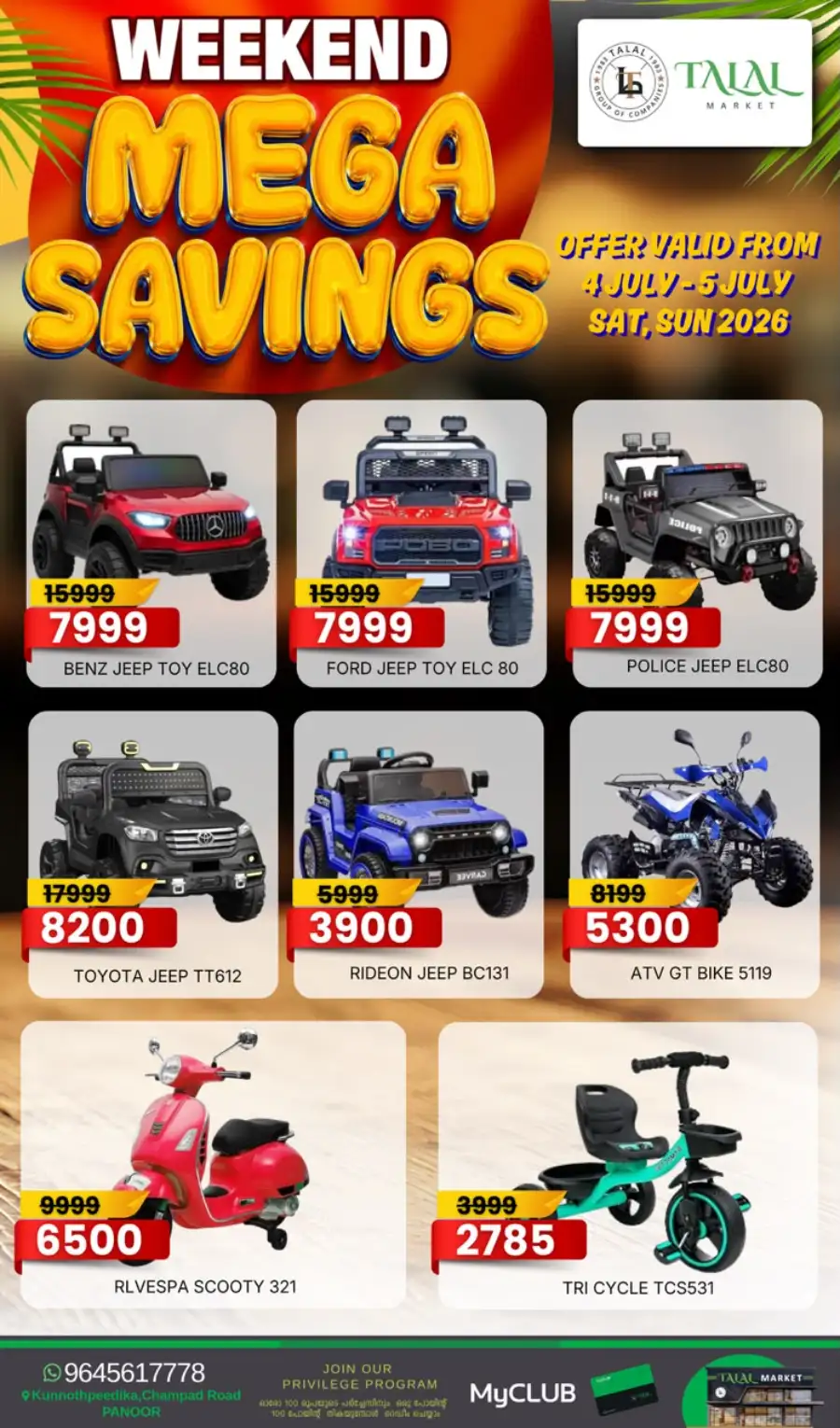 Talal Market Panoor Weekend Mega Offer | Save Today page 8