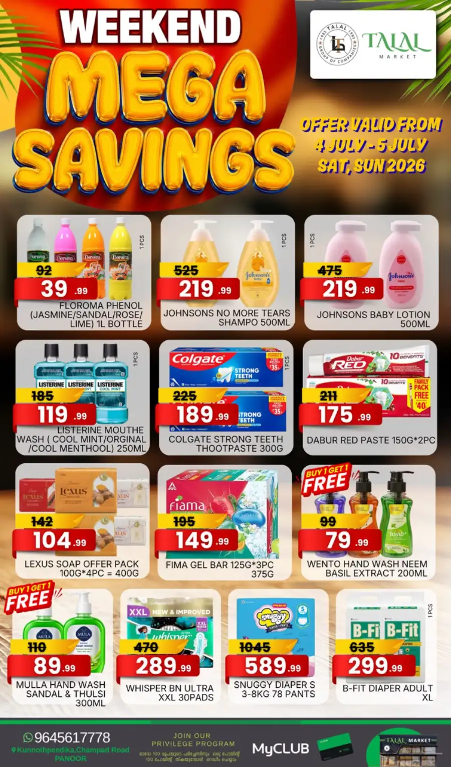Talal Market Panoor Weekend Mega Offer | Save Today page 11