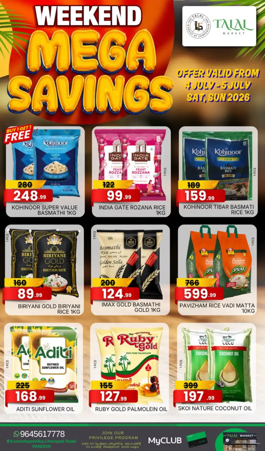 Talal Market Panoor Weekend Mega Offer | Save Today page 2