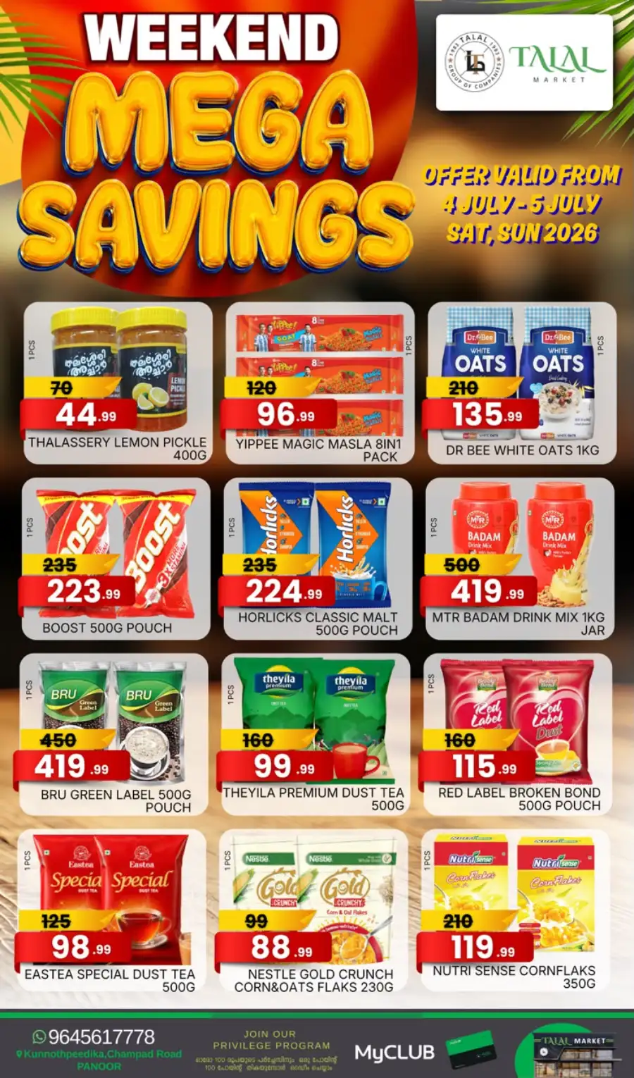 Talal Market Panoor Weekend Mega Offer | Save Today page 12
