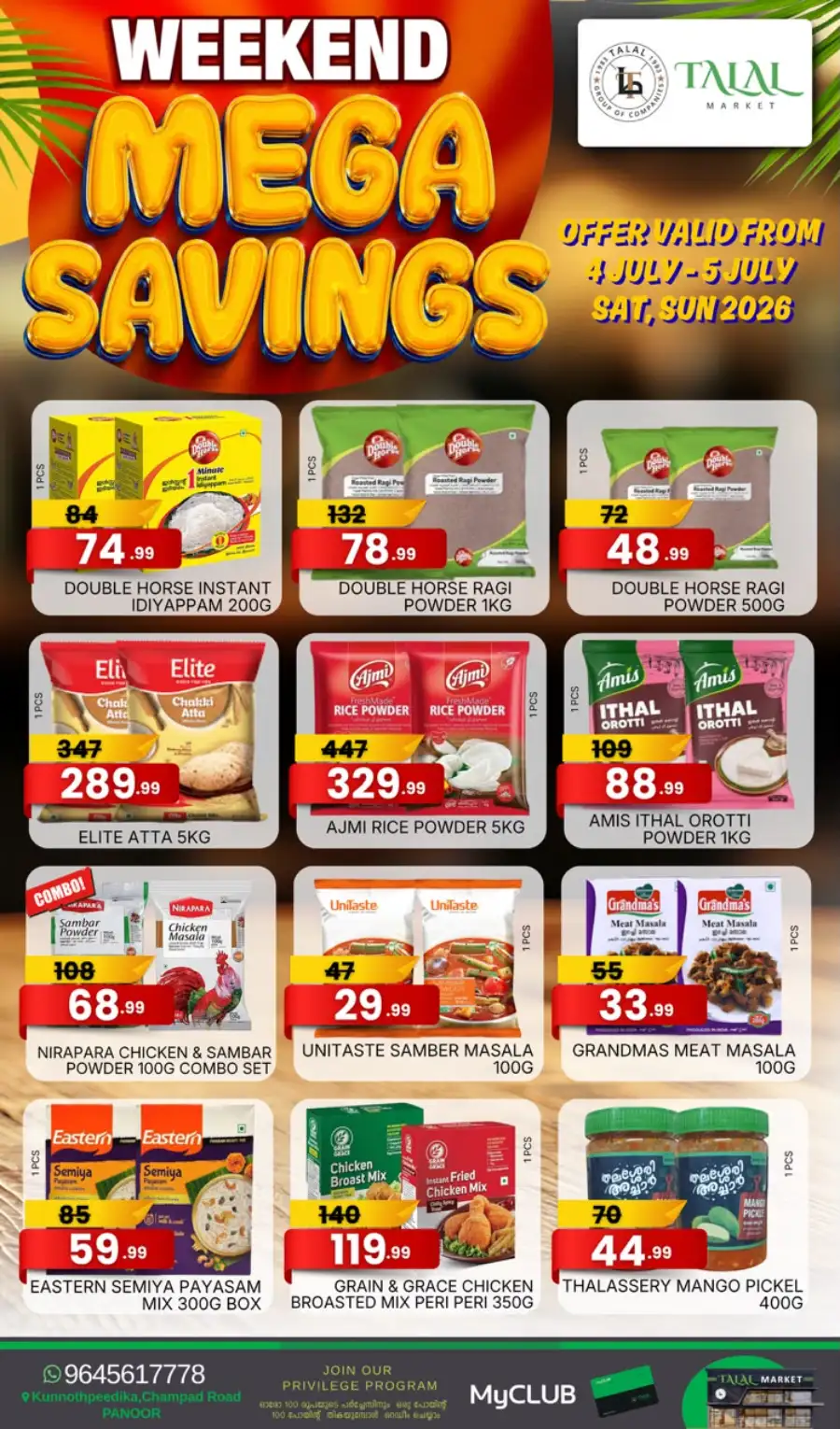 Talal Market Panoor Weekend Mega Offer | Save Today page 4
