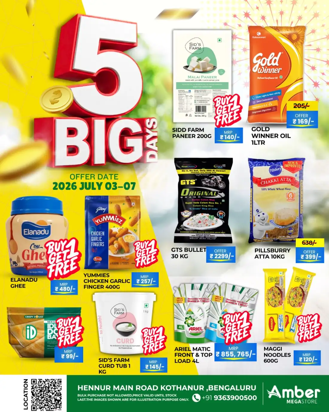 Amber Megastore 5 Big Days Sale | Latest Offers page 1