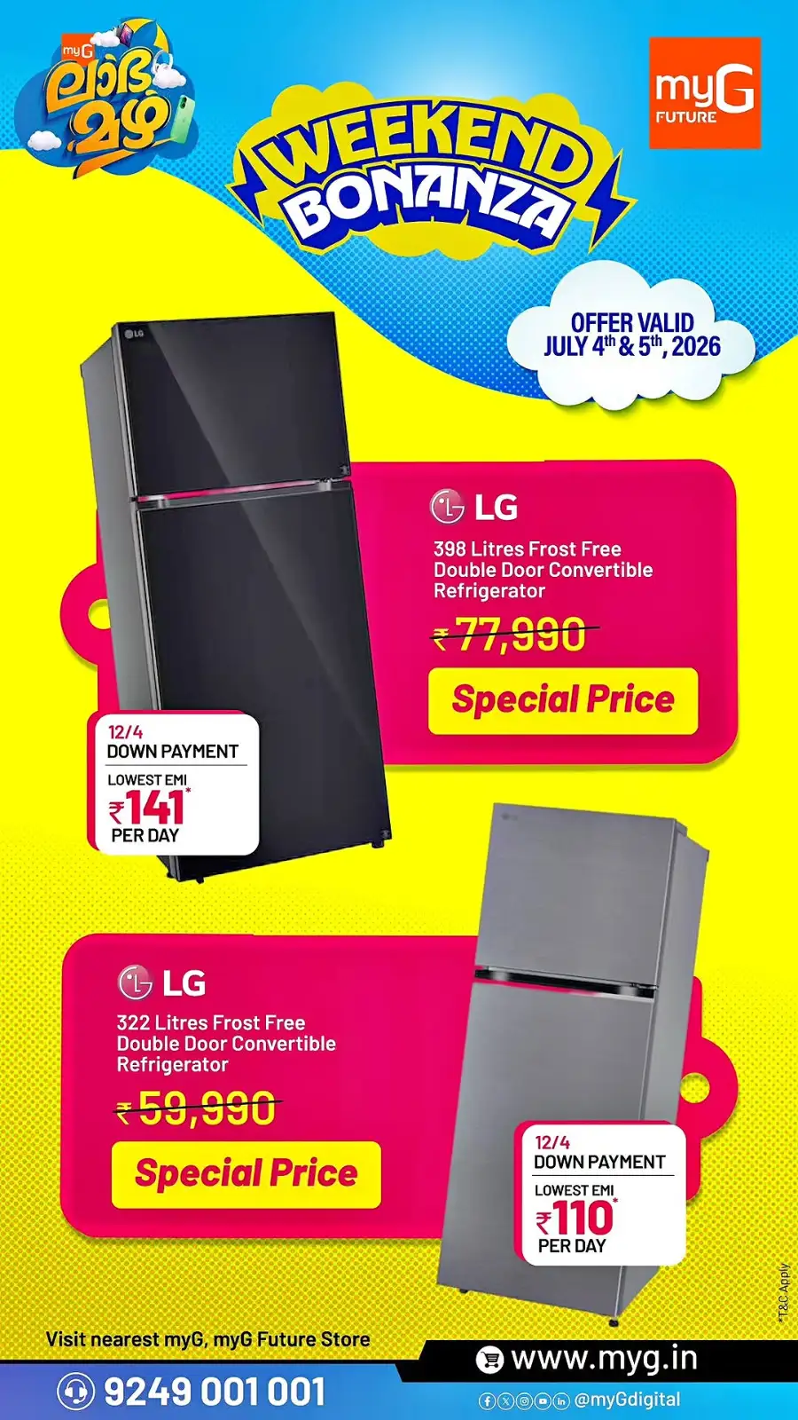 myG Weekend Bonanza Mobile and Tablet Offers | shop today page 2