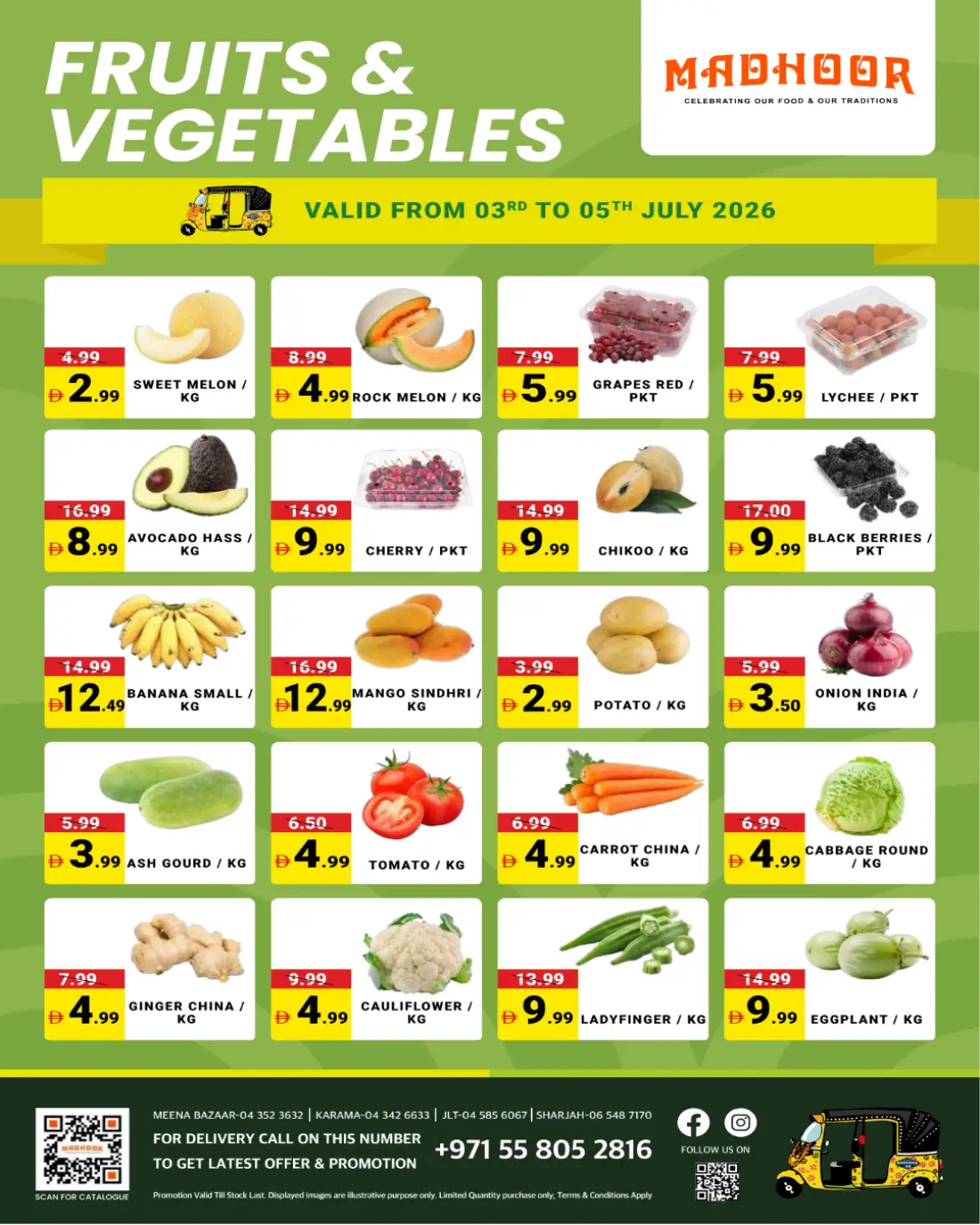 Madhoor Fresh Fruits & Veg Sale | Shop Today page 1