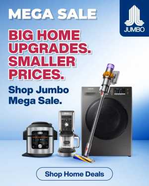 Jumbo Electronics Mega Sale Home Appliances | Latest Offers flyer cover