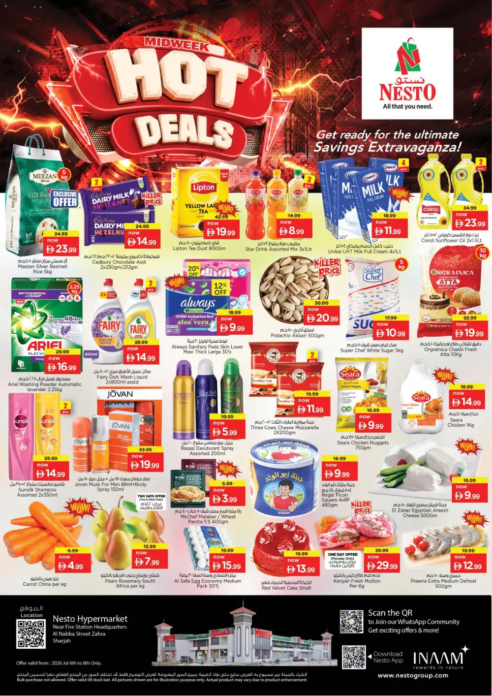 Nesto Sharjah Al Nabba Midweek Deals | Latest Flyer page 1