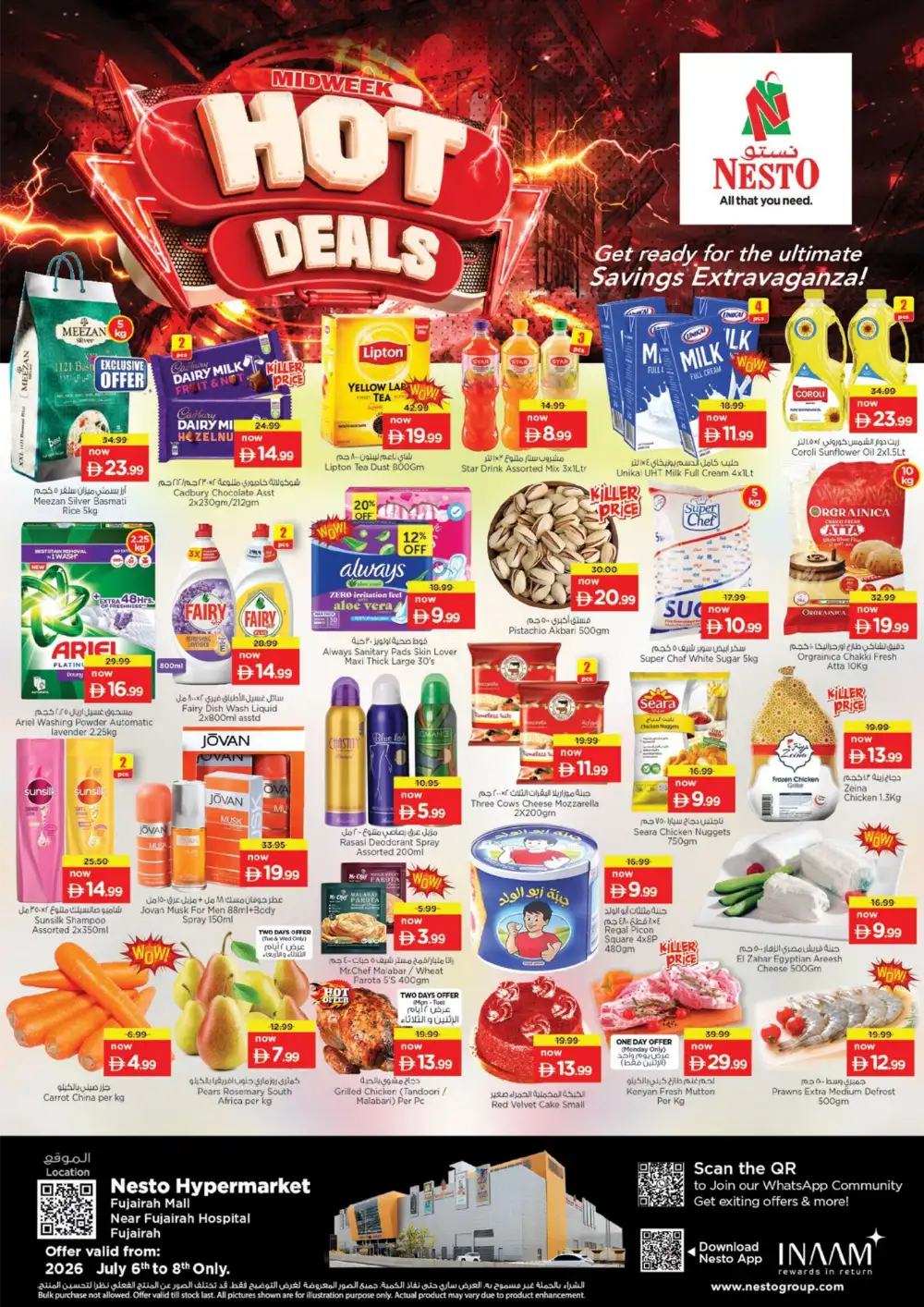 Nesto Fujairah Mall Midweek Hot Deals | Latest Offers page 1