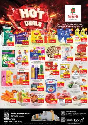 Nesto Fujairah Mall Midweek Hot Deals | Latest Offers flyer cover
