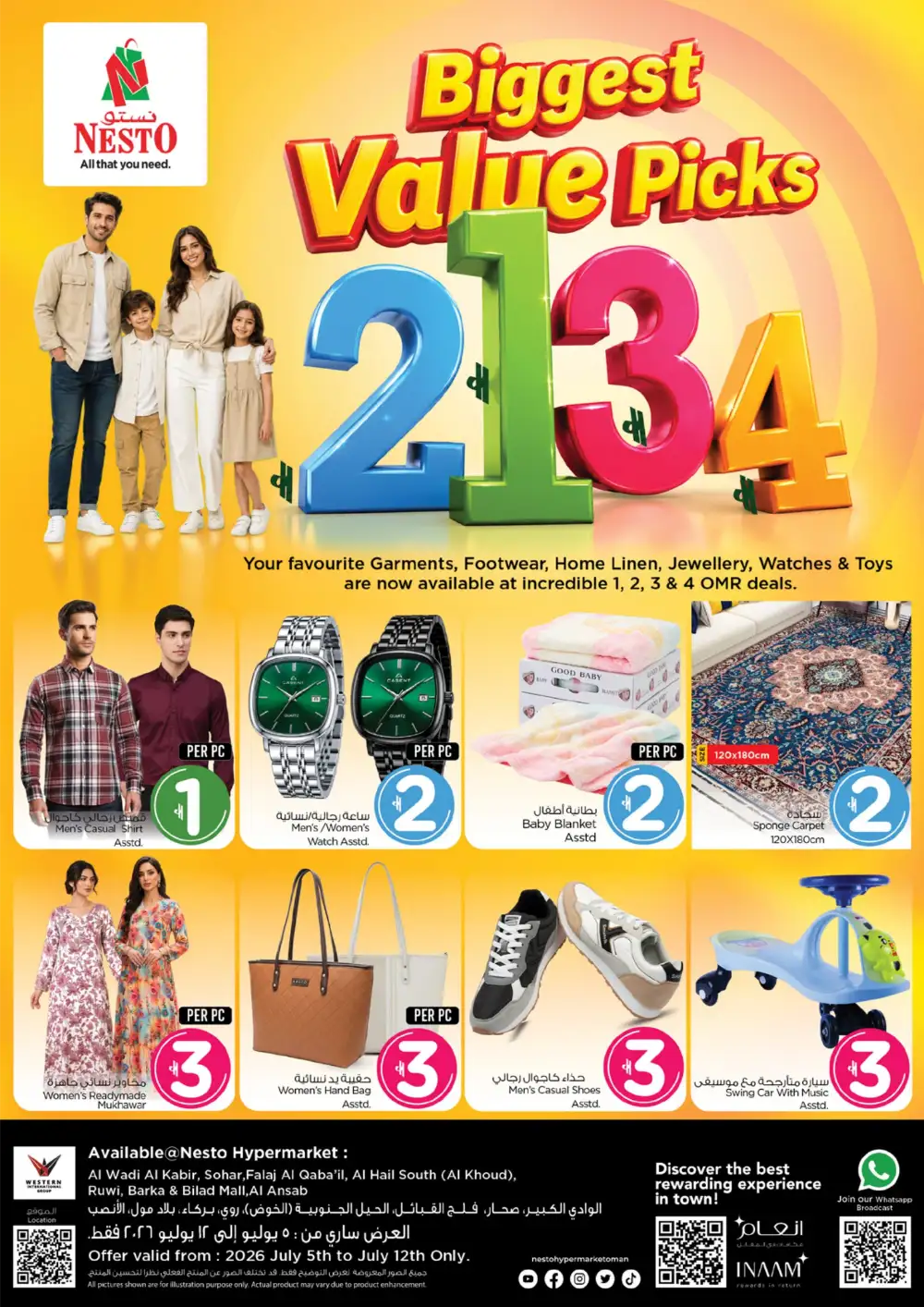 Nesto Oman Biggest Value Picks Promotion | Latest Flyer page 1