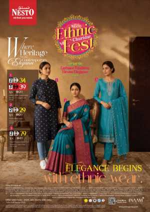 Nesto Ethnic Wear & Churidar Fest Deals | Latest Flyer flyer cover