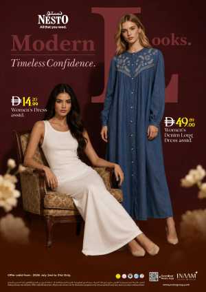 Nesto Modern Looks Fashion Deals | Latest Offers flyer cover