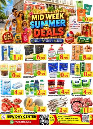New Day Center Summer Deals | Latest Offers flyer cover