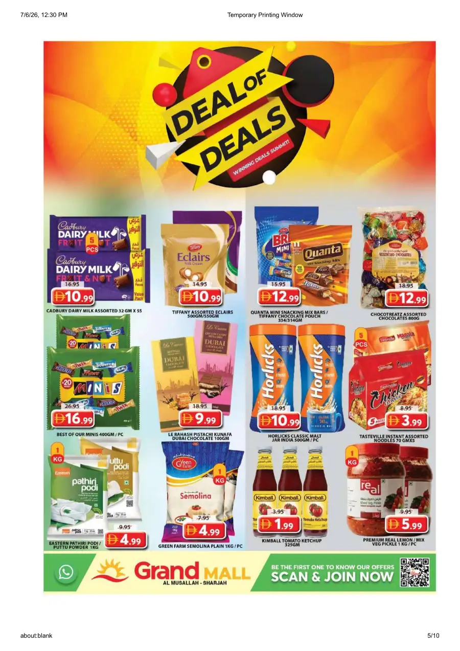 Grand Mall Musallah Latest Offers | View Flyer page 5