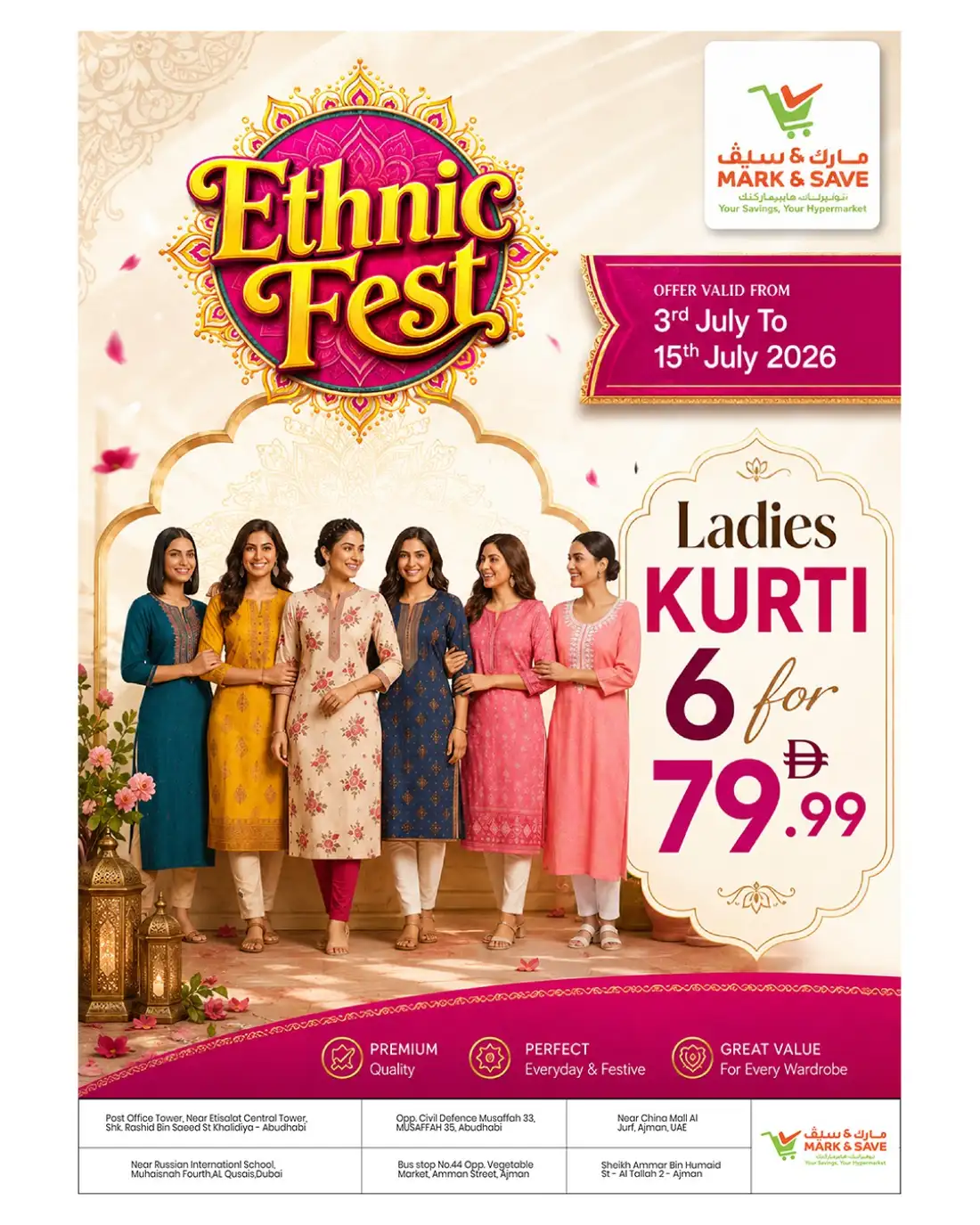Mark and Save Ethnic Fest Offers | Latest Flyer page 1