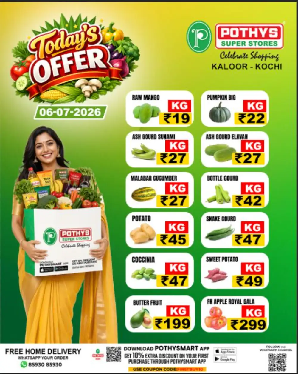 Pothys Monsoon Special Offers page 1