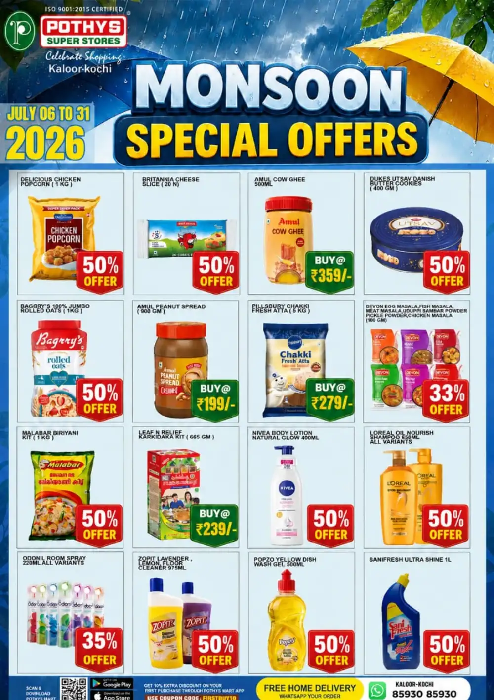 Pothys Monsoon Special Offers page 1