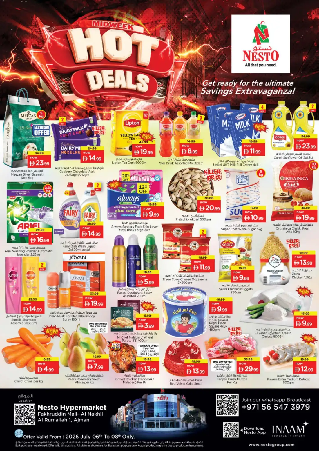 Nesto Al Rumailah Ajman Latest Offer | Midweek Deals page 1