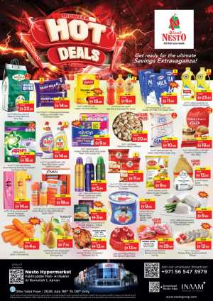 Nesto Al Rumailah Ajman Latest Offer | Midweek Deals flyer cover